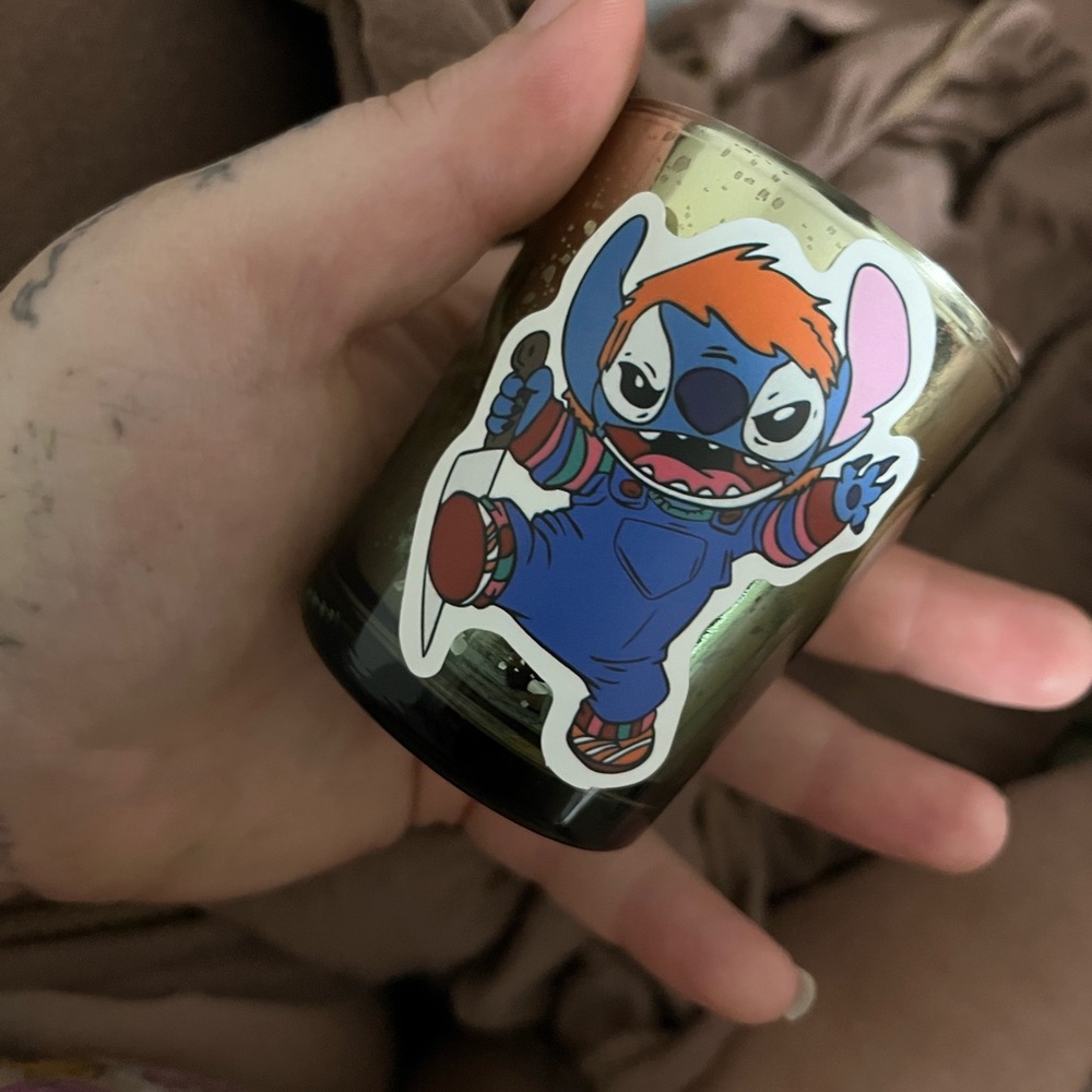 Stitch Character Glass